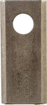 Mähmesser links / rechts 108x48x3 mm, Bohrung Ø 21 mm, geeignet für Galfre / Marangon / New Holland, 25er-Packung