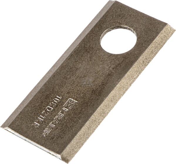 Mähmesser links / rechts 108x48x3 mm, Bohrung Ø 21 mm, geeignet für Galfre / Marangon / New Holland, 25er-Packung