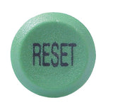 Druckschalter Reset grün