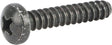 Selbstschneidende Schraube, 4.8x25, weiß