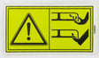 Aufkleber "keep hands away"