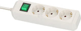 Steckdose 3-fach 230V weiß