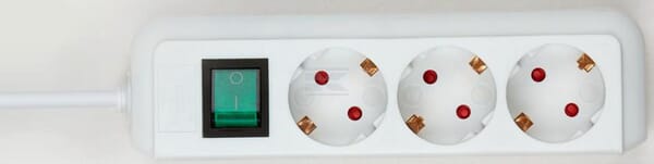 Steckdose 3-fach 230V weiß