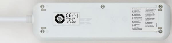 Steckdose 3-fach 230V weiß