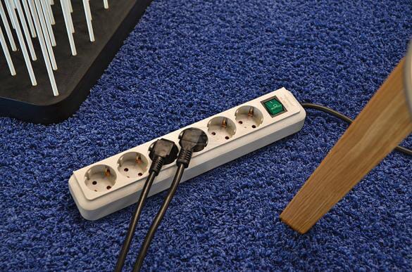 Steckdose 3-fach 230V weiß