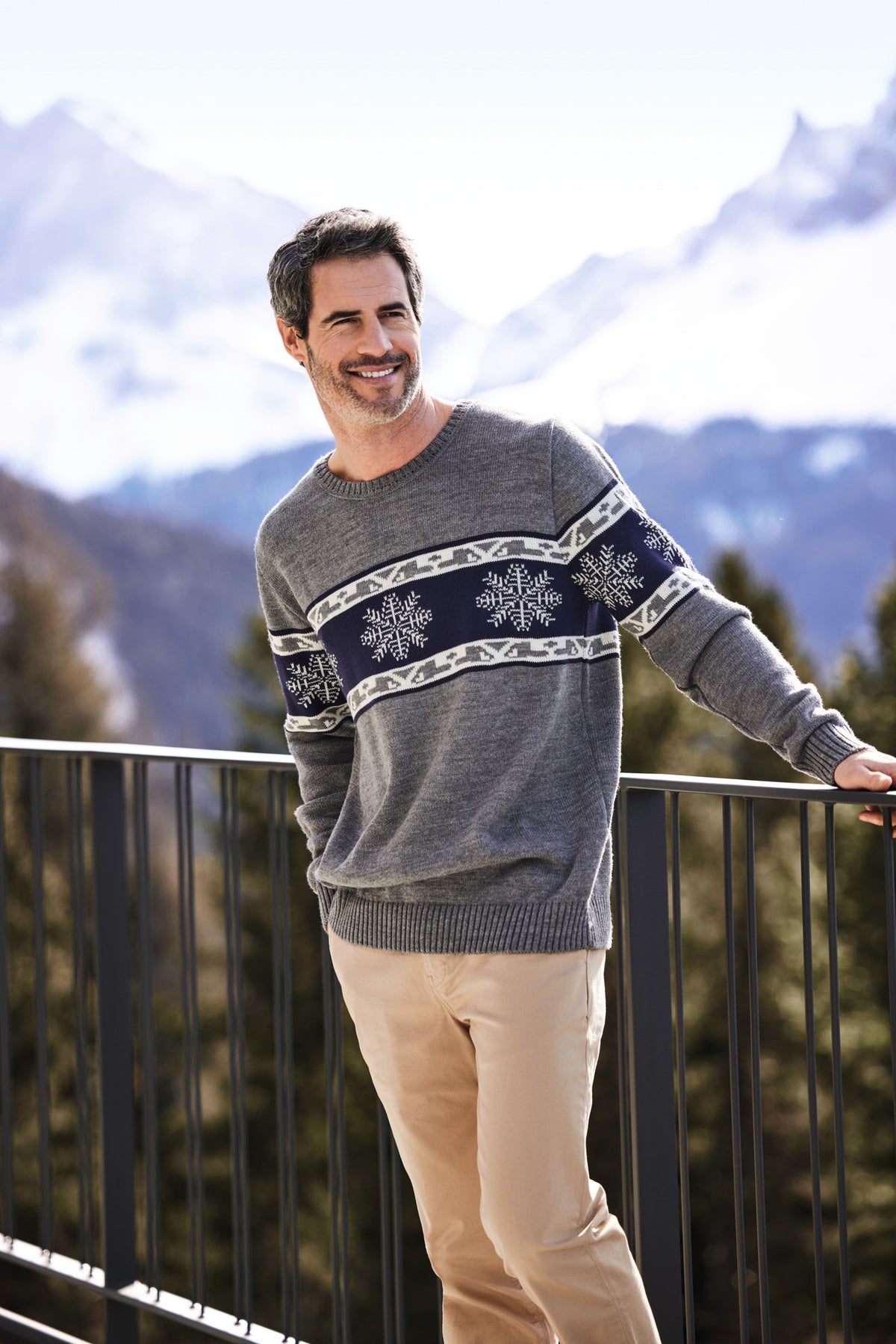 STIHL Pullover Gr. XS WINTER SEASON 23 Blau/Grau