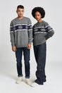STIHL Pullover Gr. XS WINTER SEASON 23 Blau/Grau