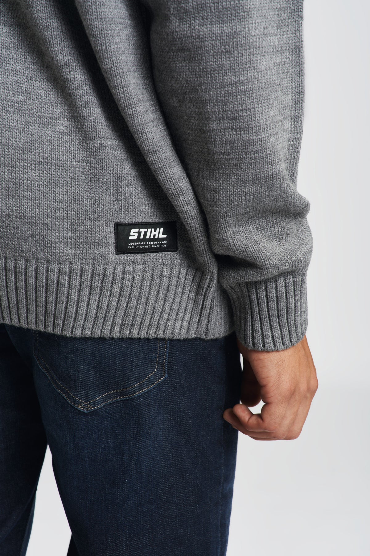 STIHL Pullover Gr. XS WINTER SEASON 23 Blau/Grau