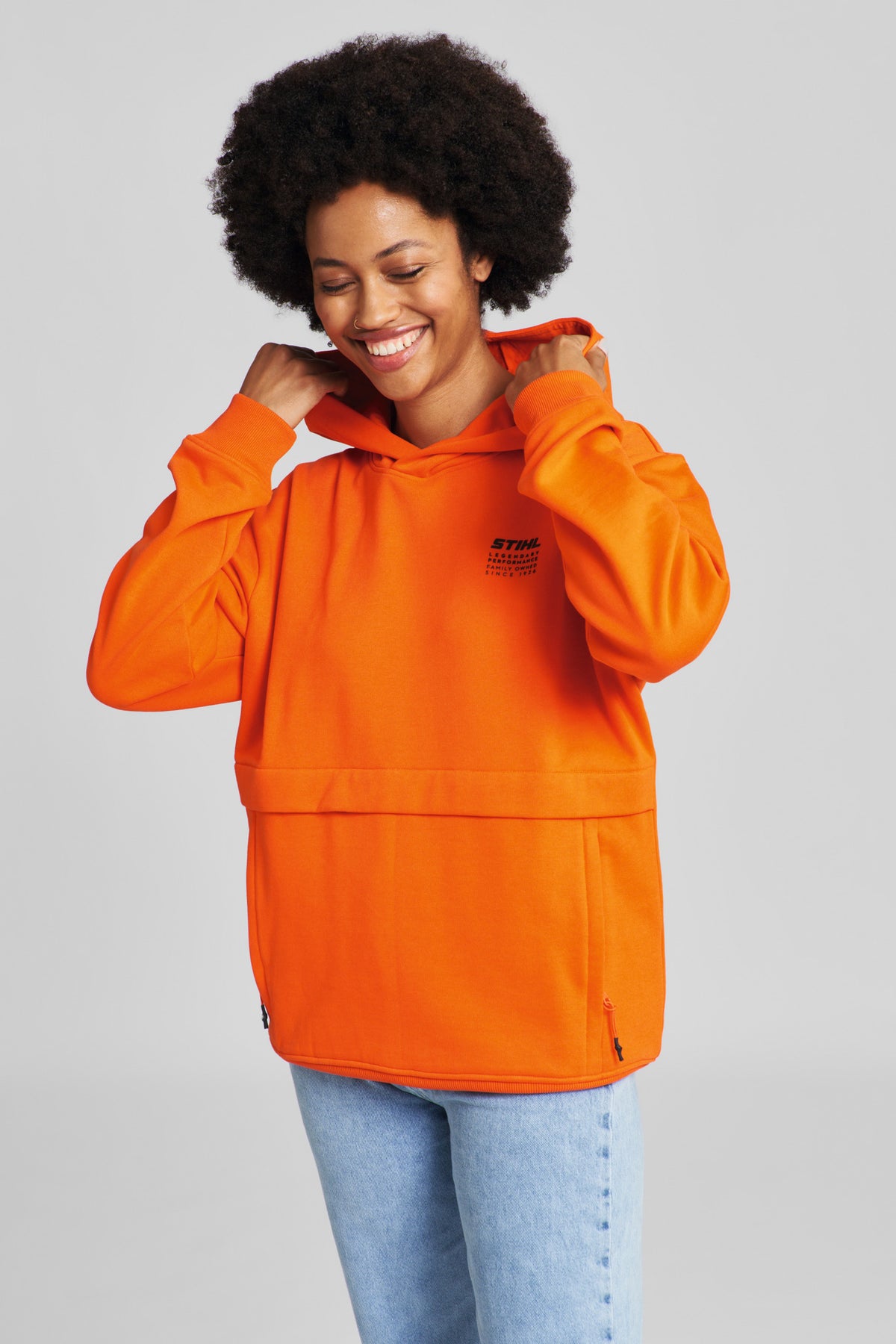 STIHL Hoodie Gr. L LEGENDARY Orange