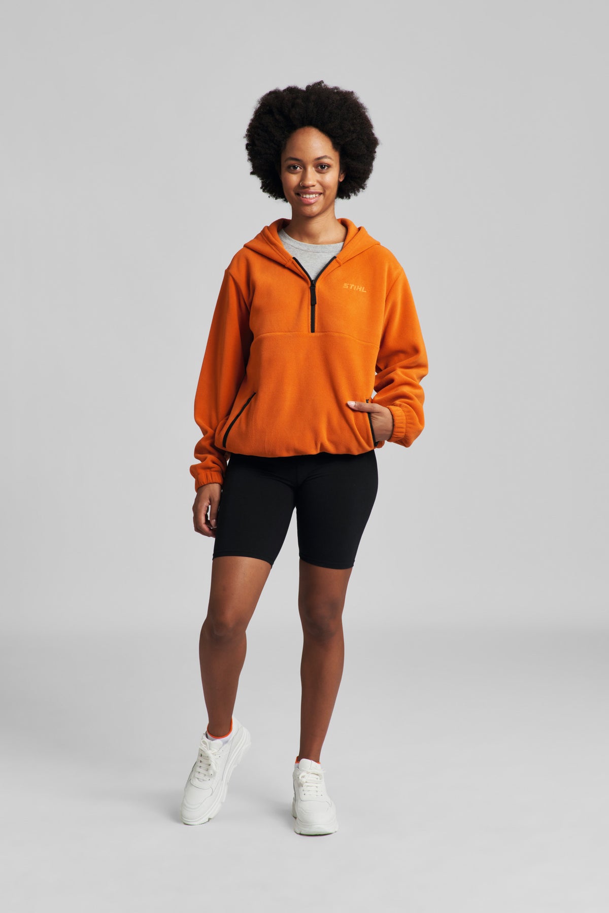 STIHL Hoodie Gr. XS FLEECE Orange