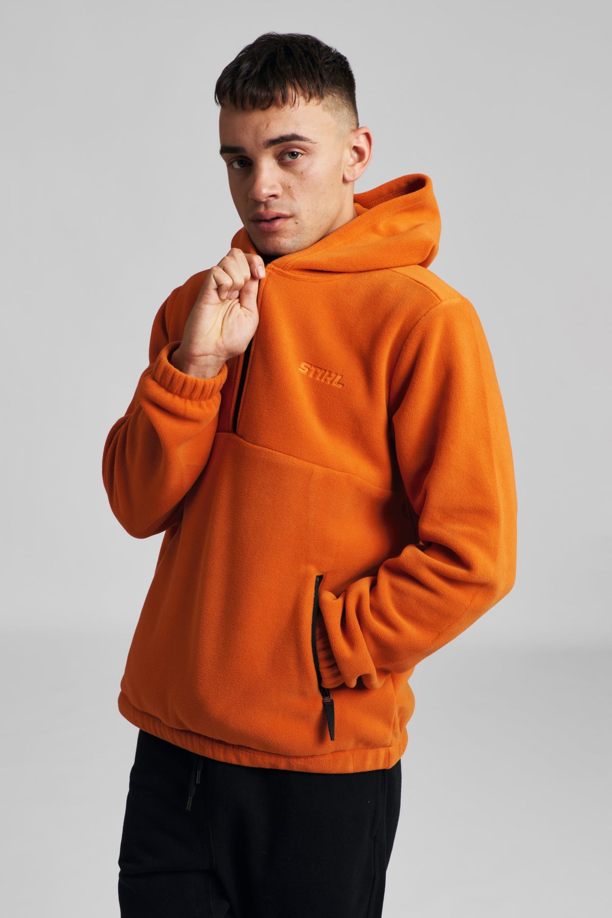 STIHL Hoodie Gr. S FLEECE Orange