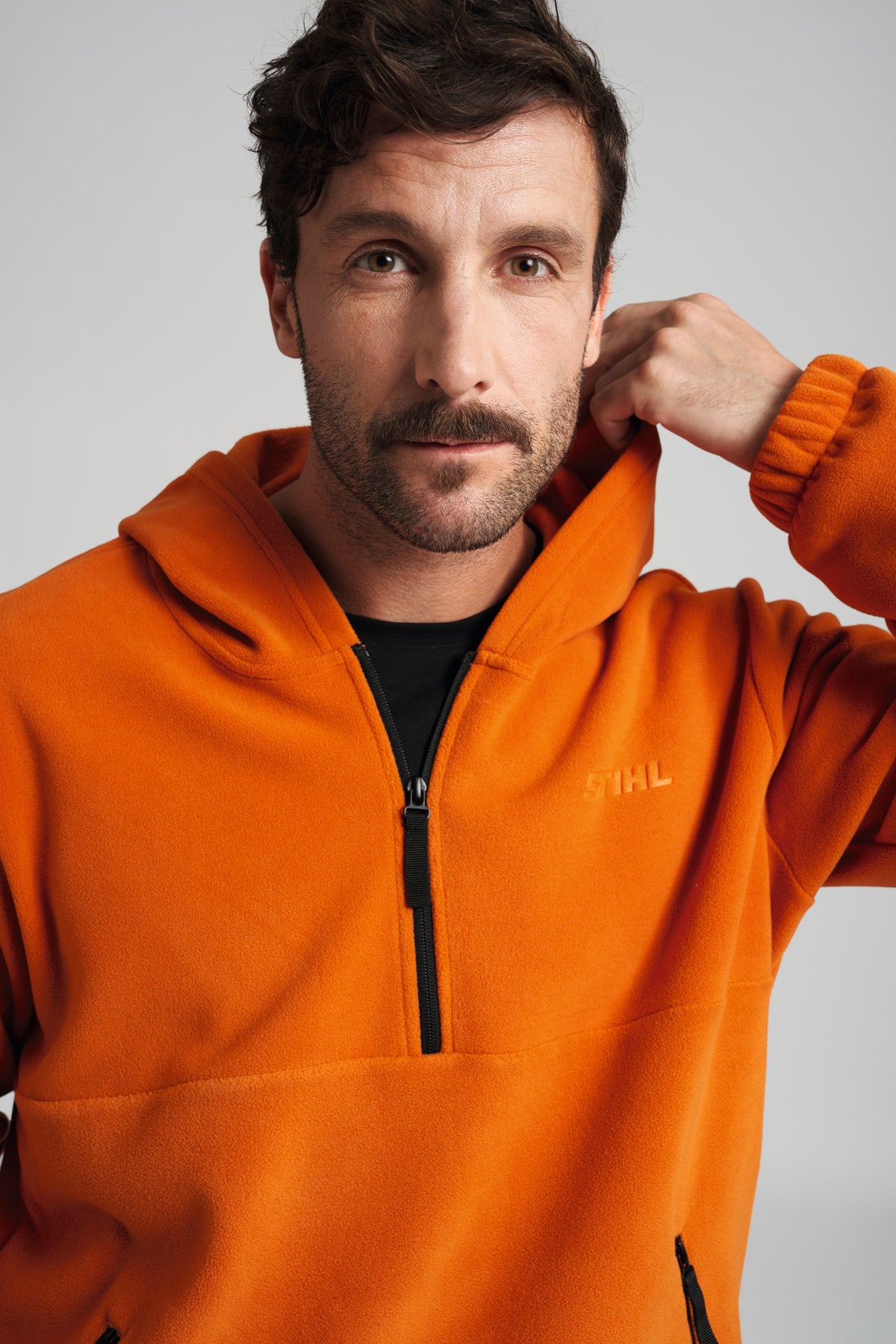 STIHL Hoodie Gr. L FLEECE Orange