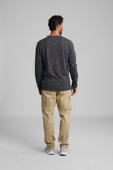 STIHL Langarmshirt Gr. S HENLEY Grau