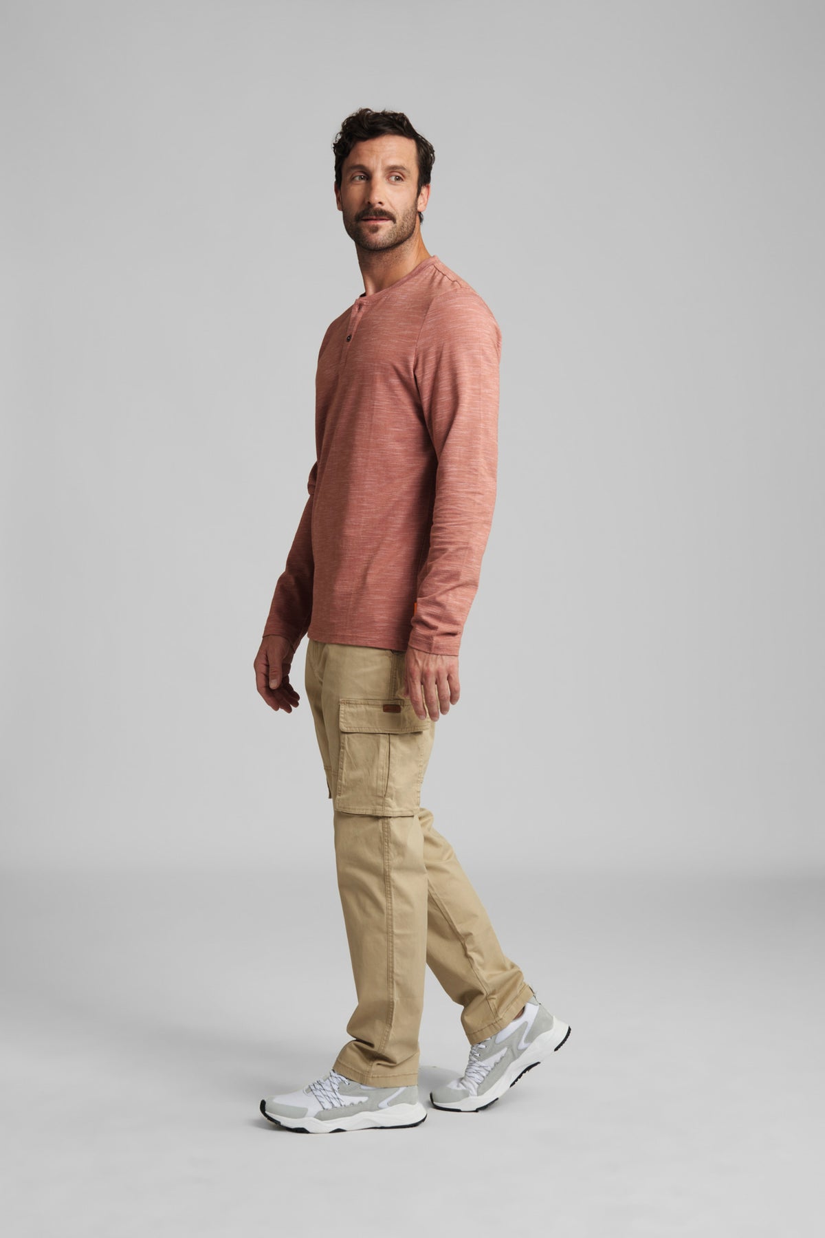 STIHL Langarmshirt Gr. M HENLEY Orange