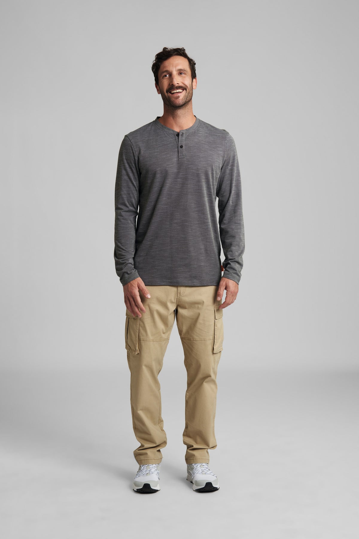 STIHL Langarmshirt Gr. M HENLEY Grün