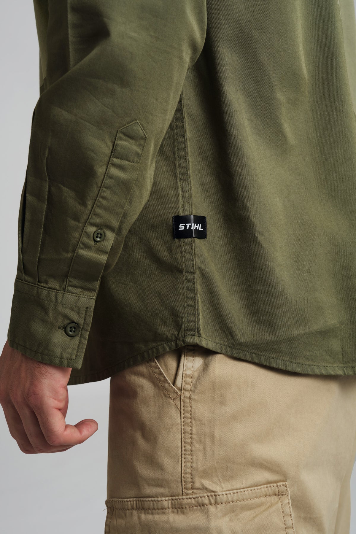 STIHL Hemd Gr. S LYOCELL Grün