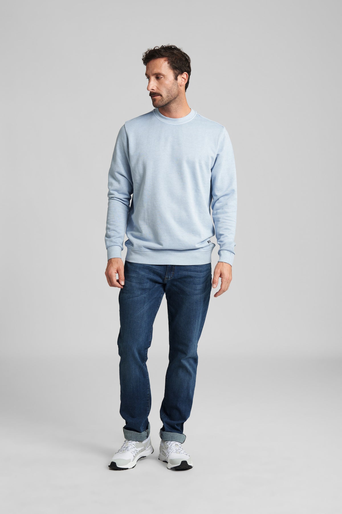 STIHL Sweatshirt Gr. S GARMENT DYE Blau