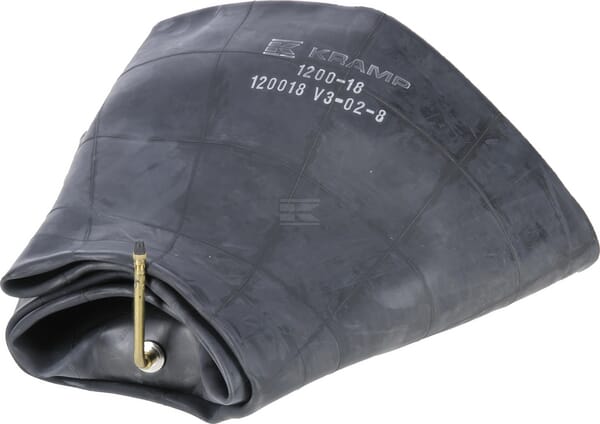 Schlauch für Felge Ø 18", 12.00/18, gebogenes Ventil, Kramp