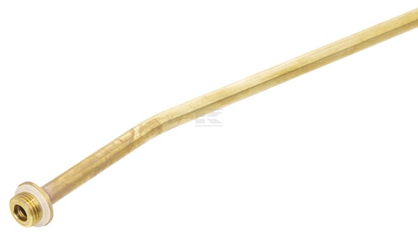 Sprührohr gebogen 60cm, Messing, G1/4 Zoll beidseitig