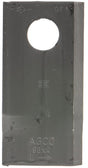 Mähmesser links 98x48x4 mm, Bohrung Ø 19 mm, geeignet für Fella