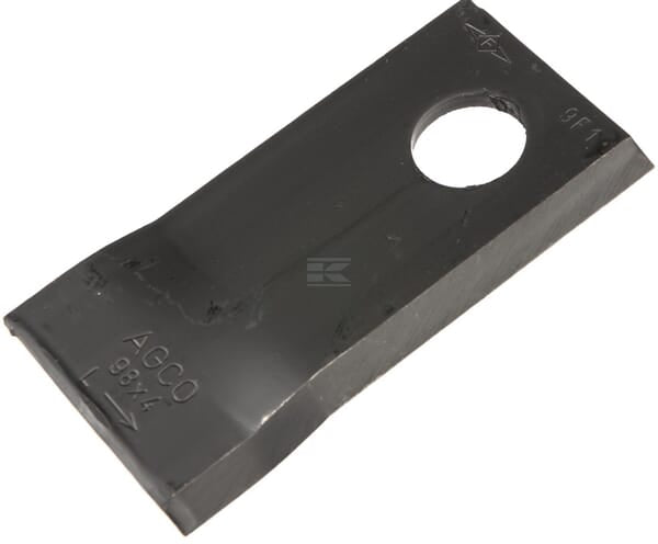 Mähmesser links 98x48x4 mm, Bohrung Ø 19 mm, geeignet für Fella
