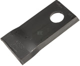 Mähmesser links 98x48x4 mm, Bohrung Ø 19 mm, geeignet für Fella