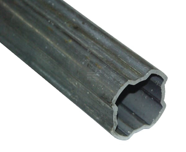 Profilrohr innen SFT S4, 4 Ecken, Durchmesser 44,7 × 37,2 × 3,75 mm, L: 1000 mm (Weitwinkel)
