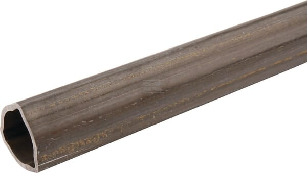 Profilrohr außen 2, dreieckig, Durchmesser 36 × 30,2 × 2,9 mm, L: 1000 mm
