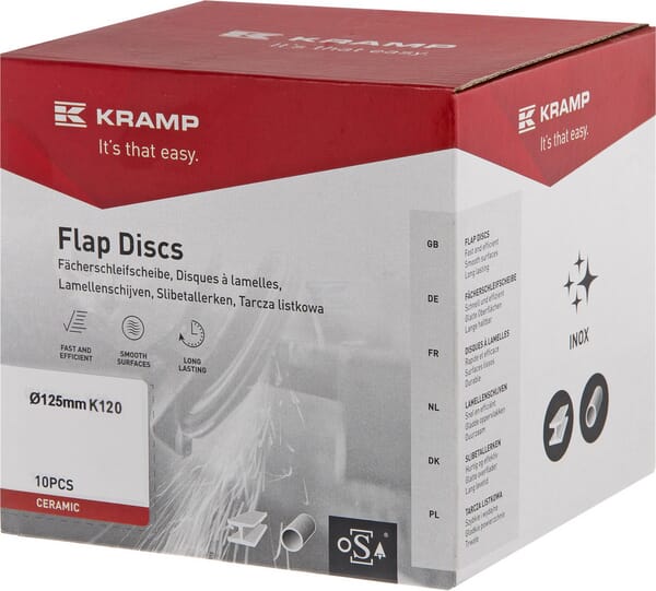 Fächerschleifscheibe Keramik 125mm K120