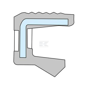 Wellendichtung, 15 x 21 x 3mm, Kramp