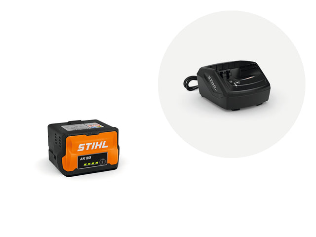 STIHL Starter Set mit Akku AK 20 und Ladegerät AL 101