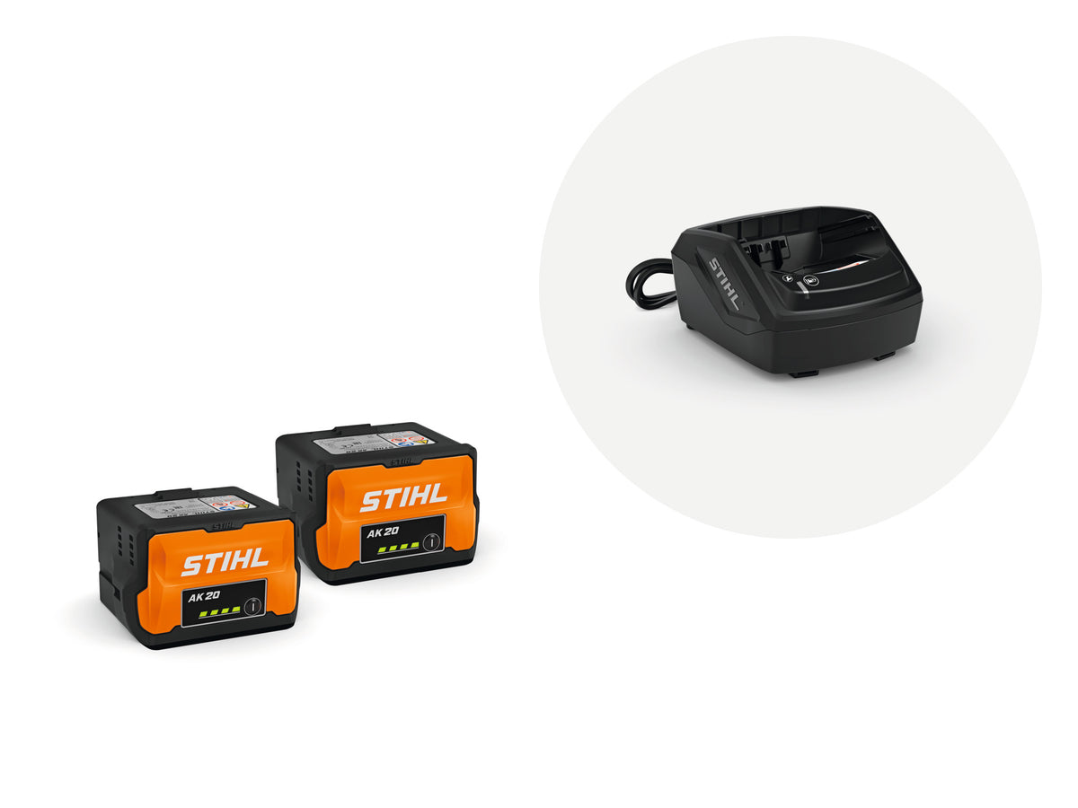STIHL Starter Set mit 2x Akku AK 20 und Ladegerät AL 101