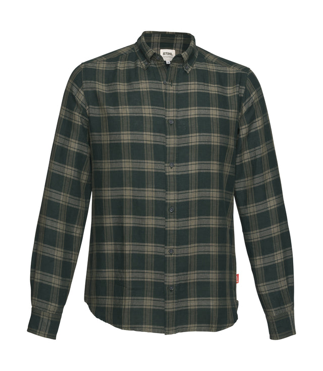 STIHL Hemd Gr. L PLAID GREEN