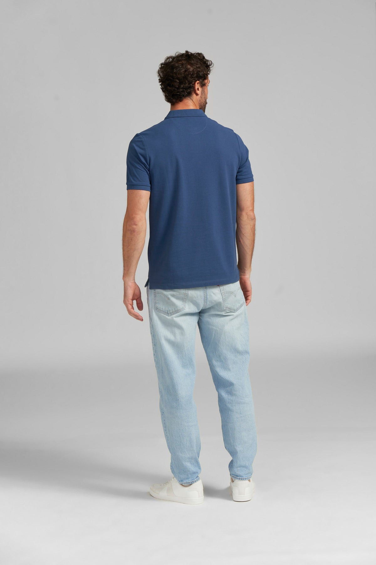 STIHL Poloshirt Gr. S BASIC BLUE