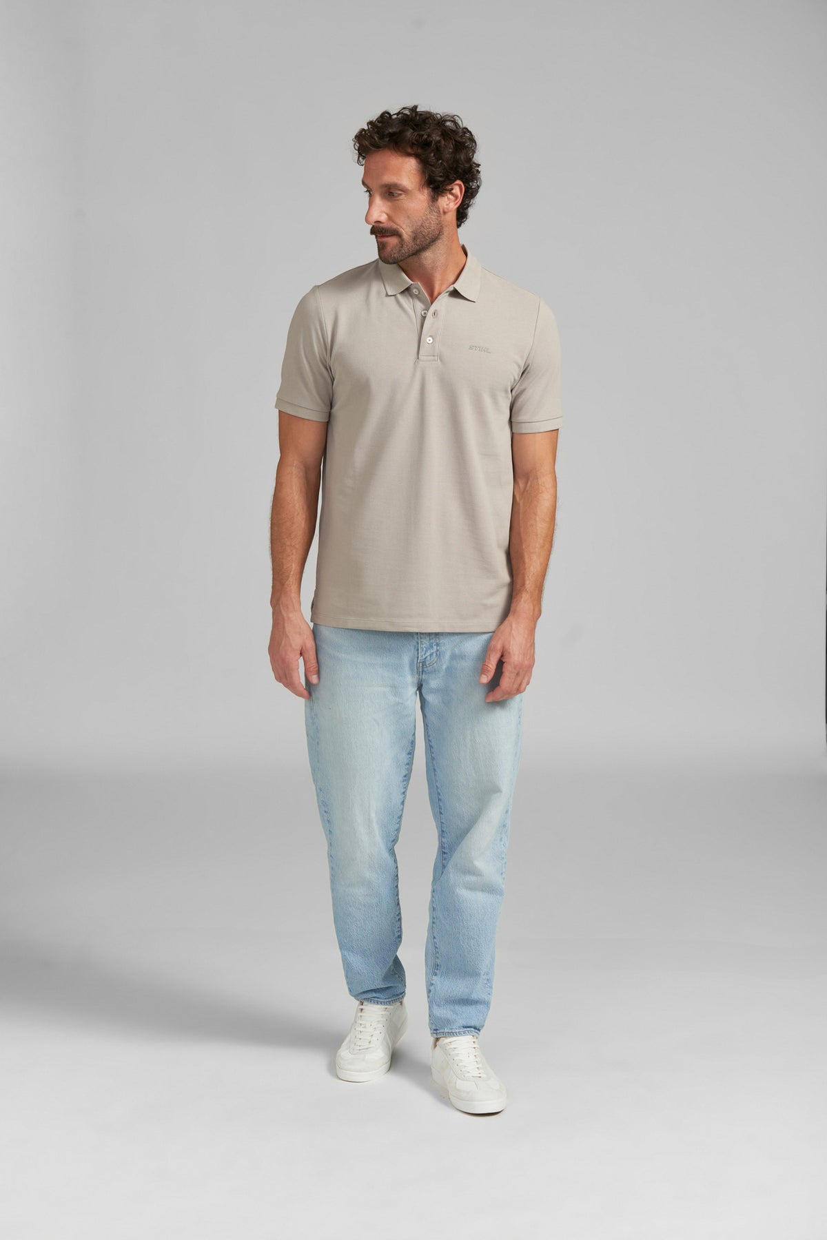 STIHL Poloshirt Gr. S BASIC GREY