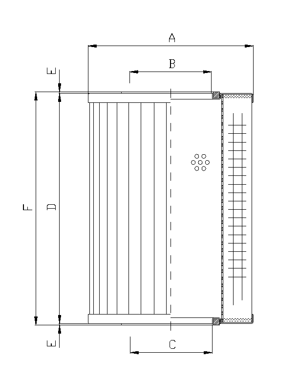 R660T60 Hydraulikfilterelement (Rücklauffilter)