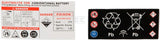 Kramp, Starterbatterie, 12V, 24Ah, 200A, 184 x 124 x 174mm