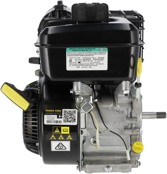 Briggs & Stratton, Motor, Horizontal, kurbelwellenLänge 62mm, kurbelwellendurchmesser 15.870mm, 6.5PS