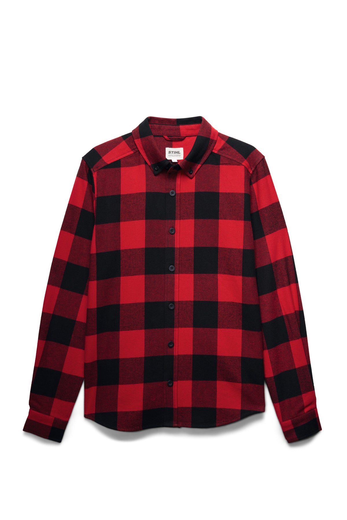 STIHL Hemd Gr. L PLAID RED BLACK