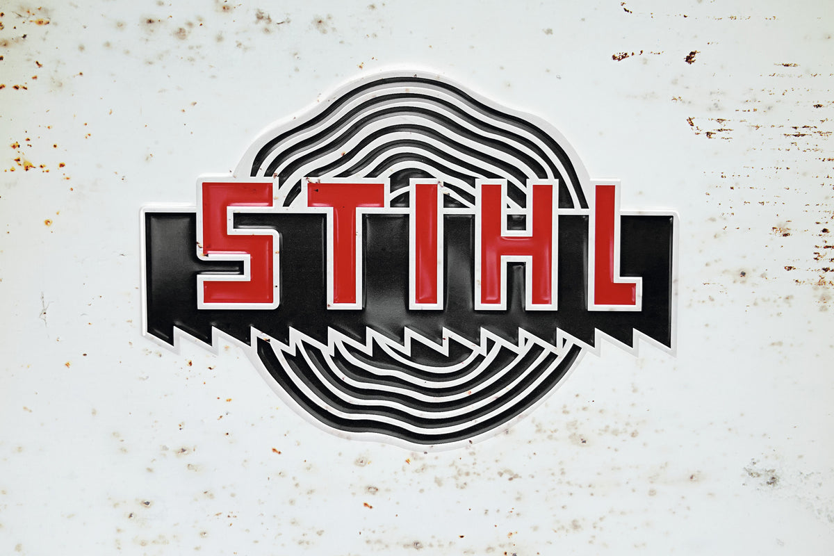 STIHL Blechschild KUNDENDIENST DIN A3