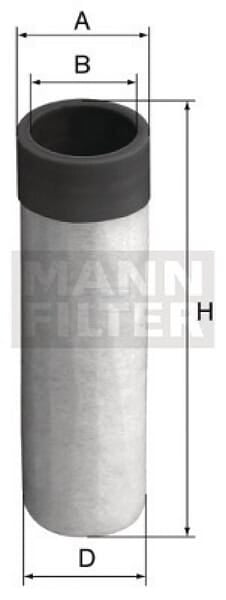 Sekundaerluftfilterelement