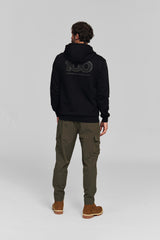STIHL Hoodiejacke Gr. M STIHL 100 REFLECTIVE Schwarz