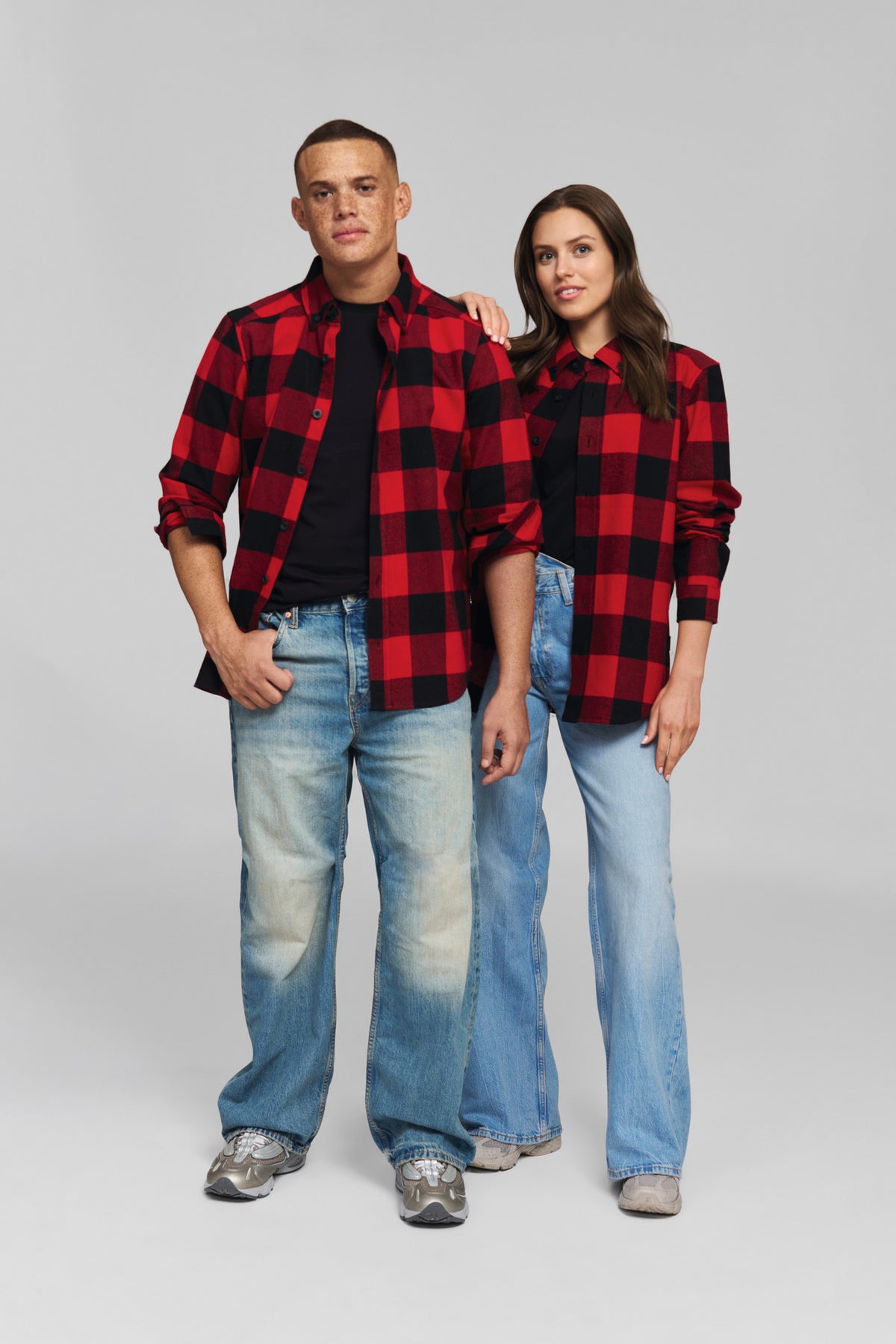 STIHL Hemd Gr. S PLAID RED BLACK