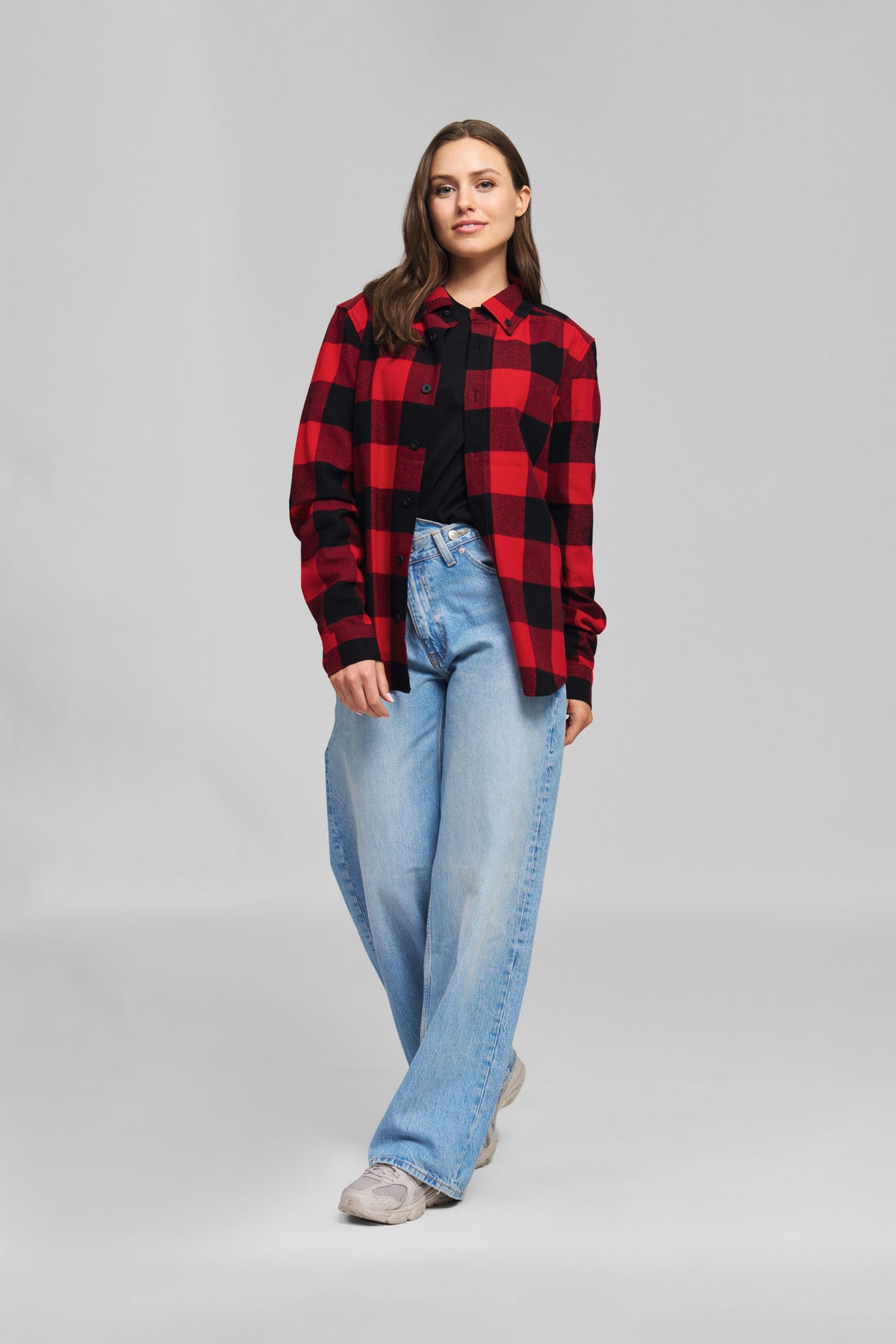 STIHL Hemd Gr. M PLAID RED BLACK