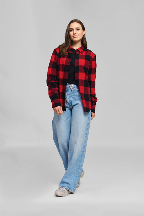 STIHL Hemd Gr. M PLAID RED BLACK