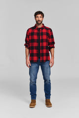 STIHL Hemd Gr. XS PLAID RED BLACK