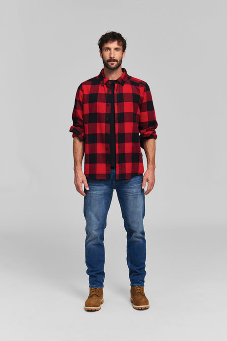 STIHL Hemd Gr. XS PLAID RED BLACK