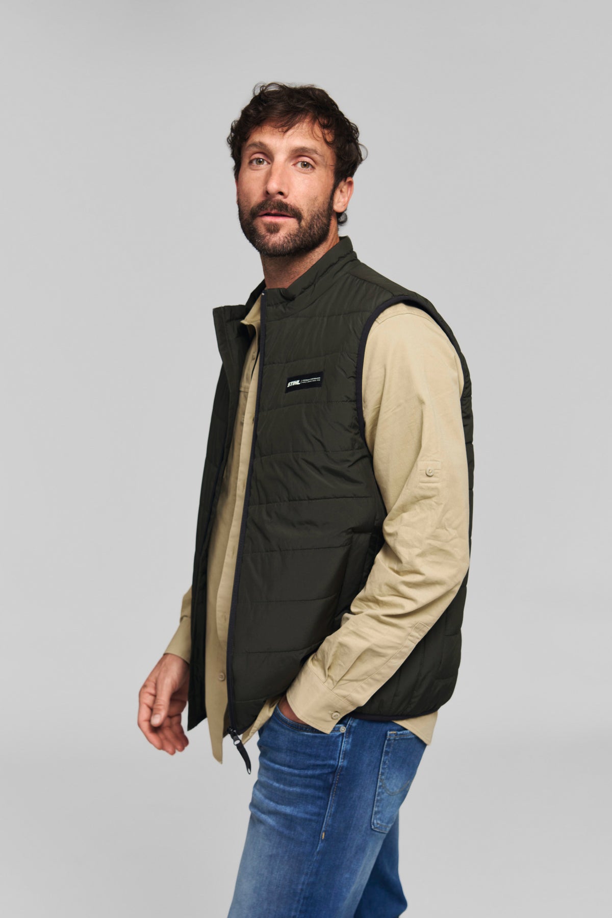 STIHL Weste Gr. XL CASUAL Grün
