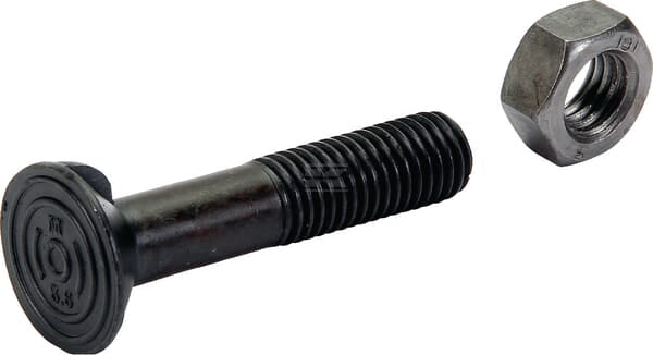 Pflugschraube, Kopftyp 2 Nasen, M14 x 70mm, 8.8, Kramp