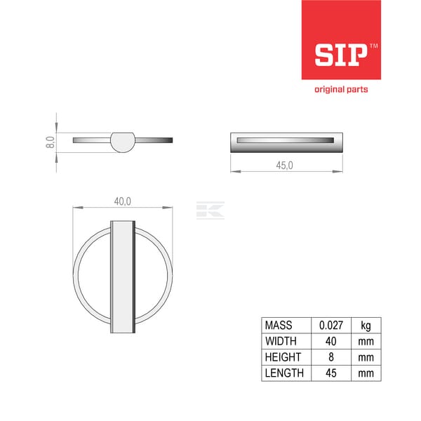 Splint, 10x45